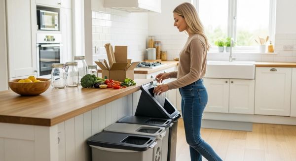 Poubelle de tri : l’astuce simple pour mieux recycler chez soi