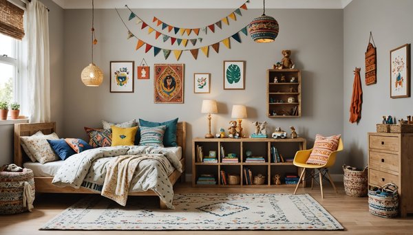 Décoration ethnique pour une chambre d'enfant